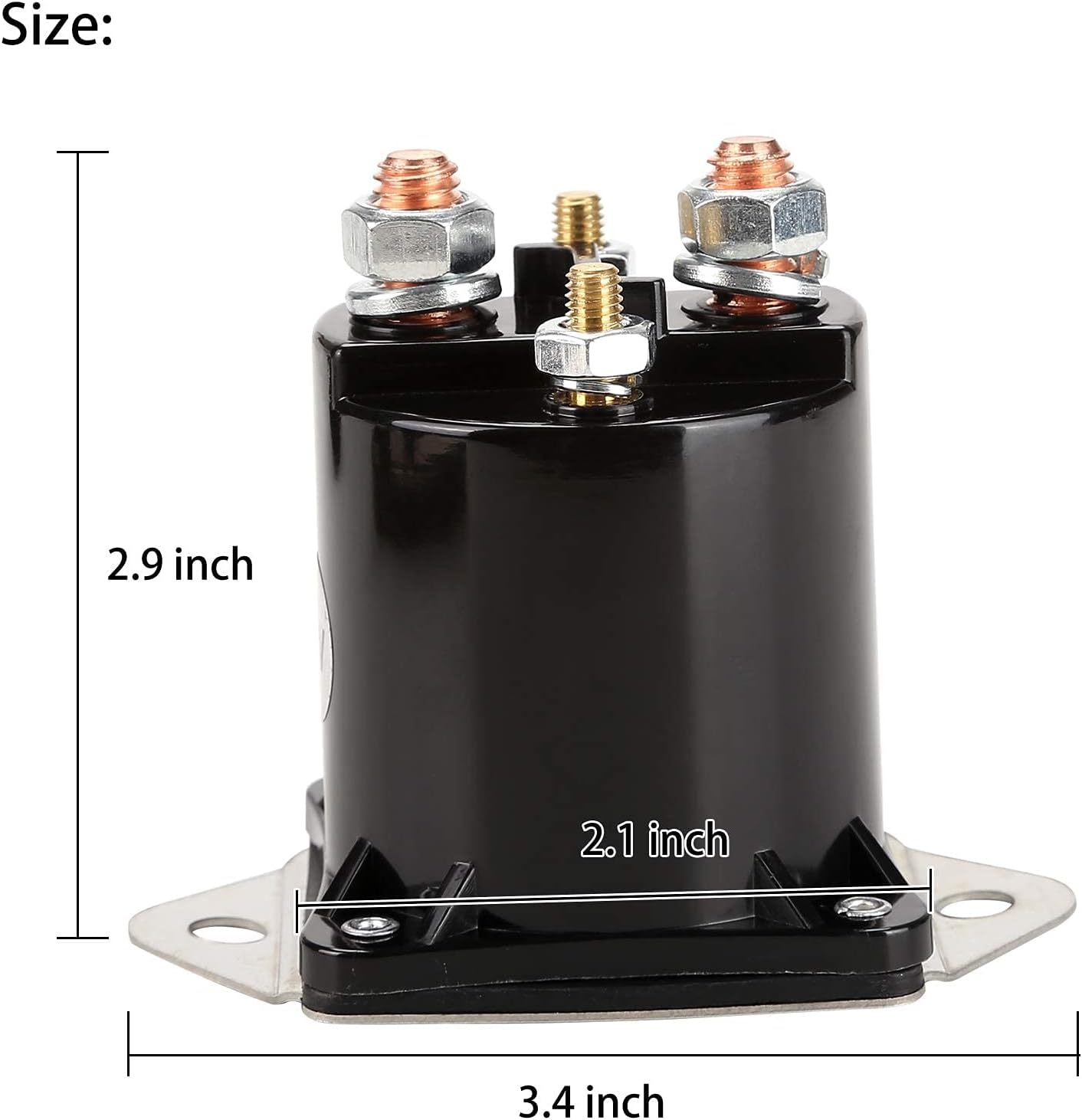 12 Volt Gas Golf Cart Solenoid for Club Car DS and Precedent 1984-up - 10L0L