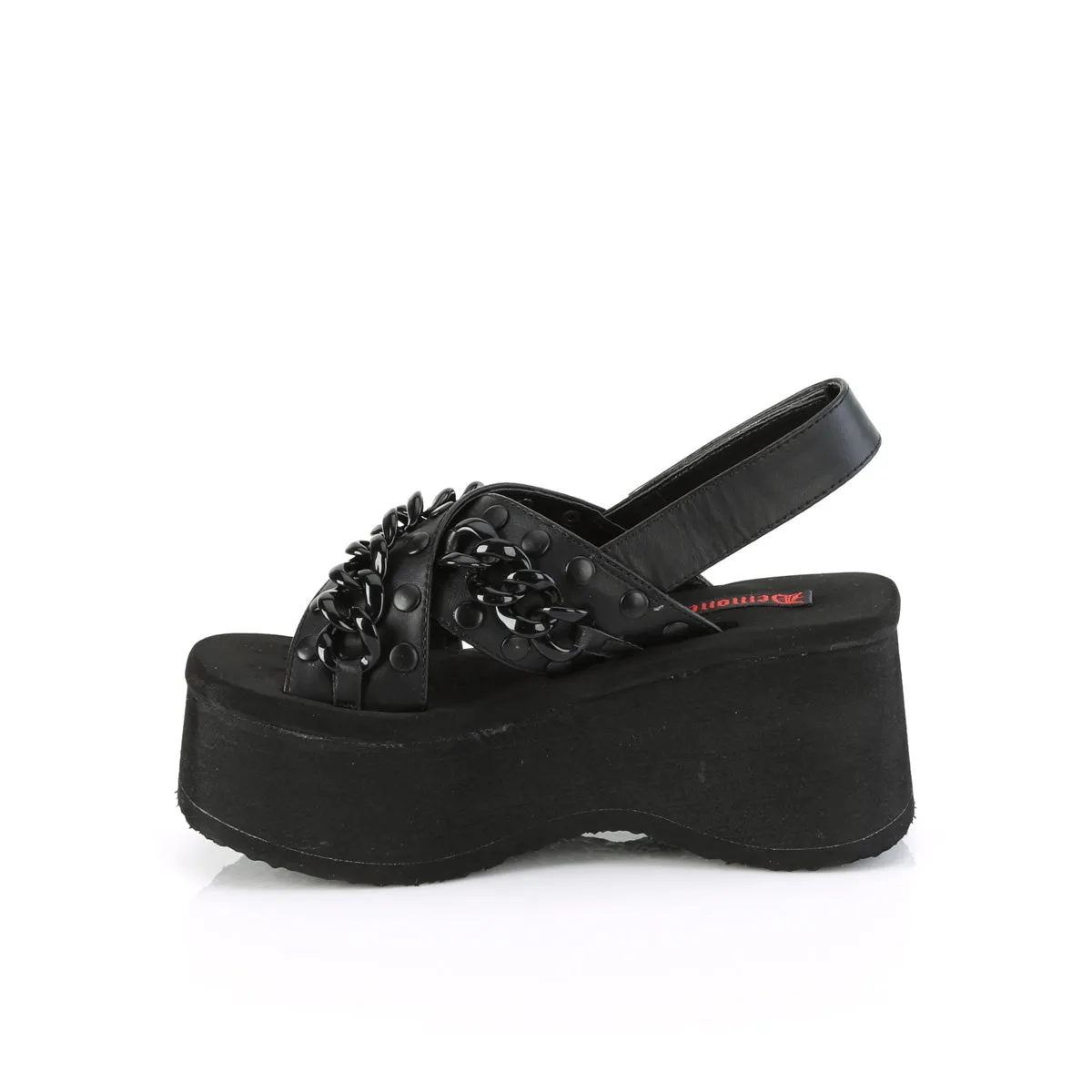 2 Inch Platform FUNN-12 Black Pu