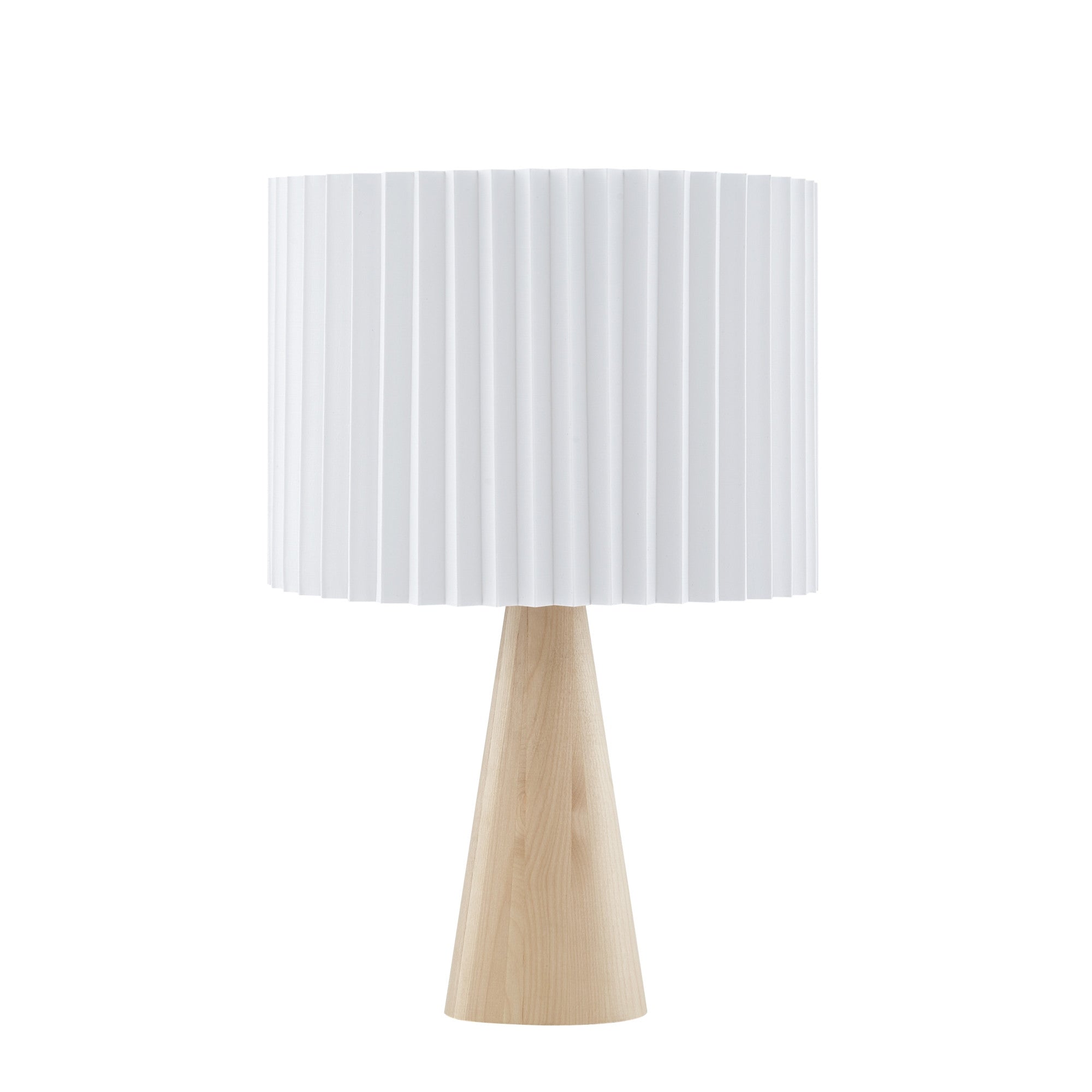 20 Beige Solid Wood USB Table Lamp With Beige Drum Shade