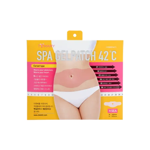 3 Sets TTMARY Spa Gel patches 42℃ Slimming Fat Burn Diet Belly 5 pieces