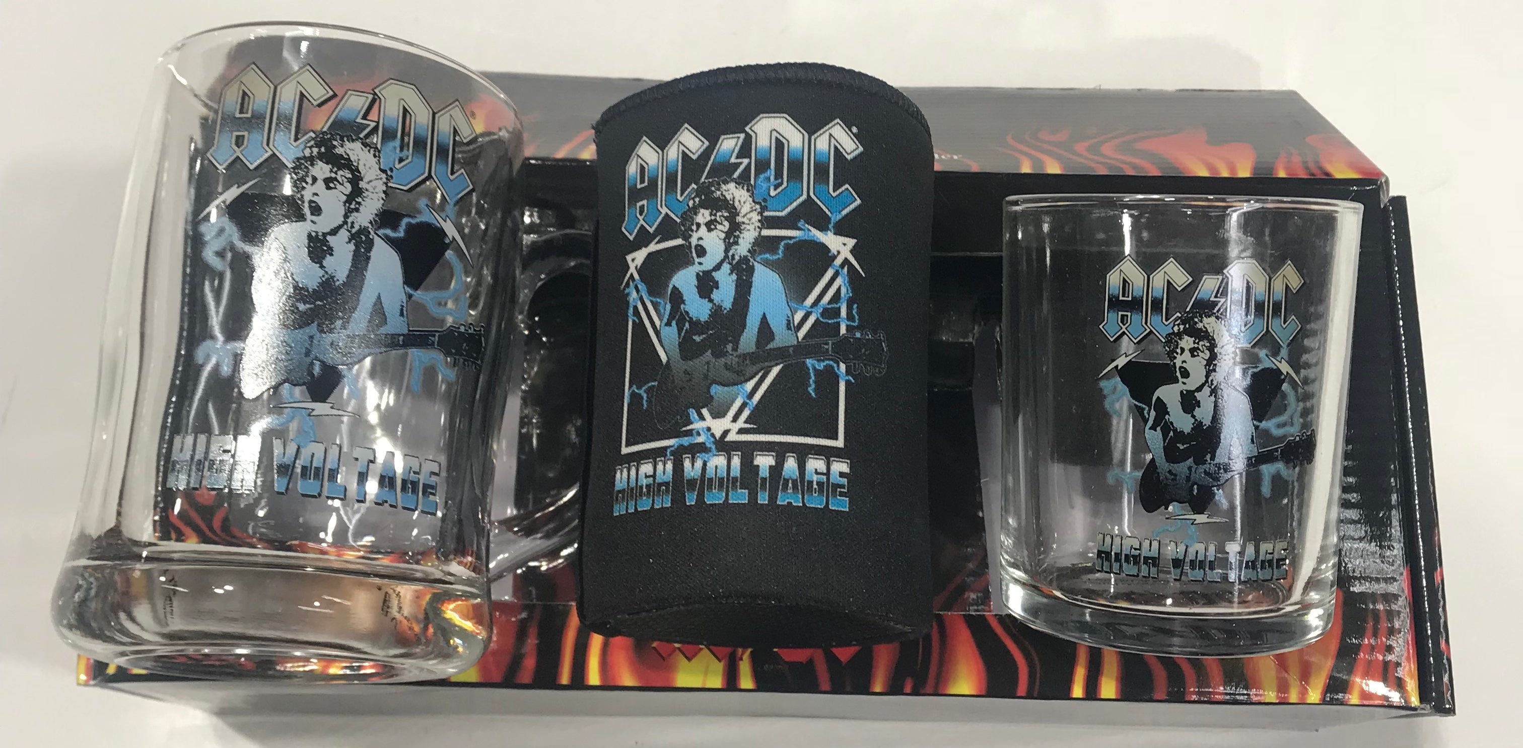 ACDC Gift Pack Spirit Glass Stein Can Cooler