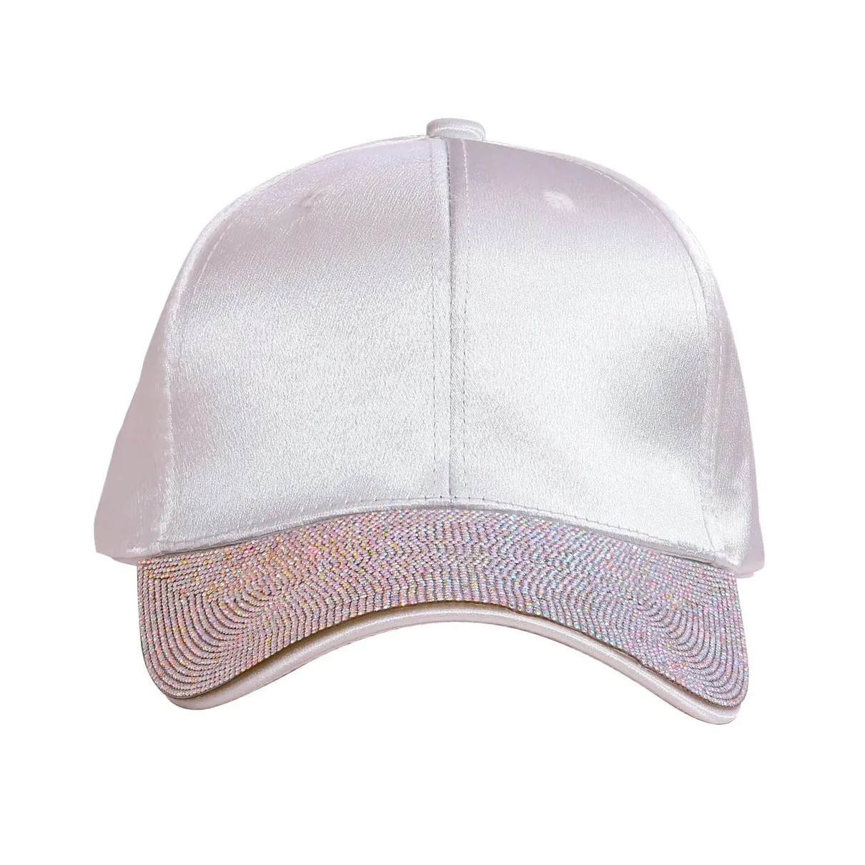 Alena Crystal Hats in White