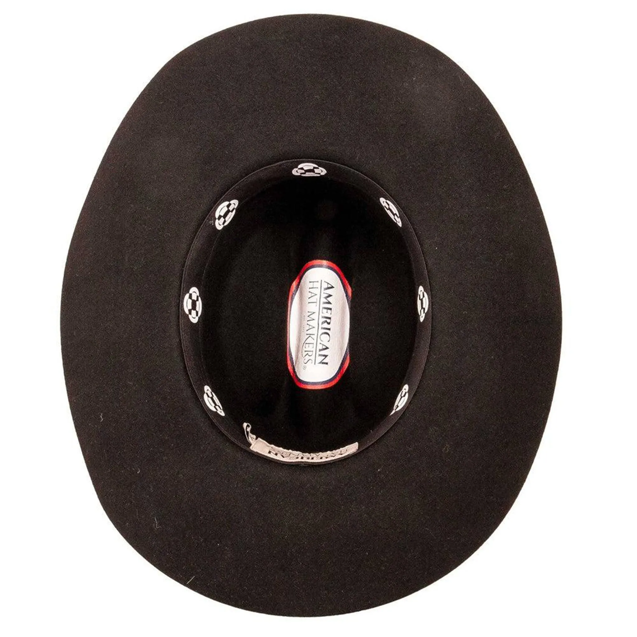 American Hat Co. Women's Black Cattleman Felt