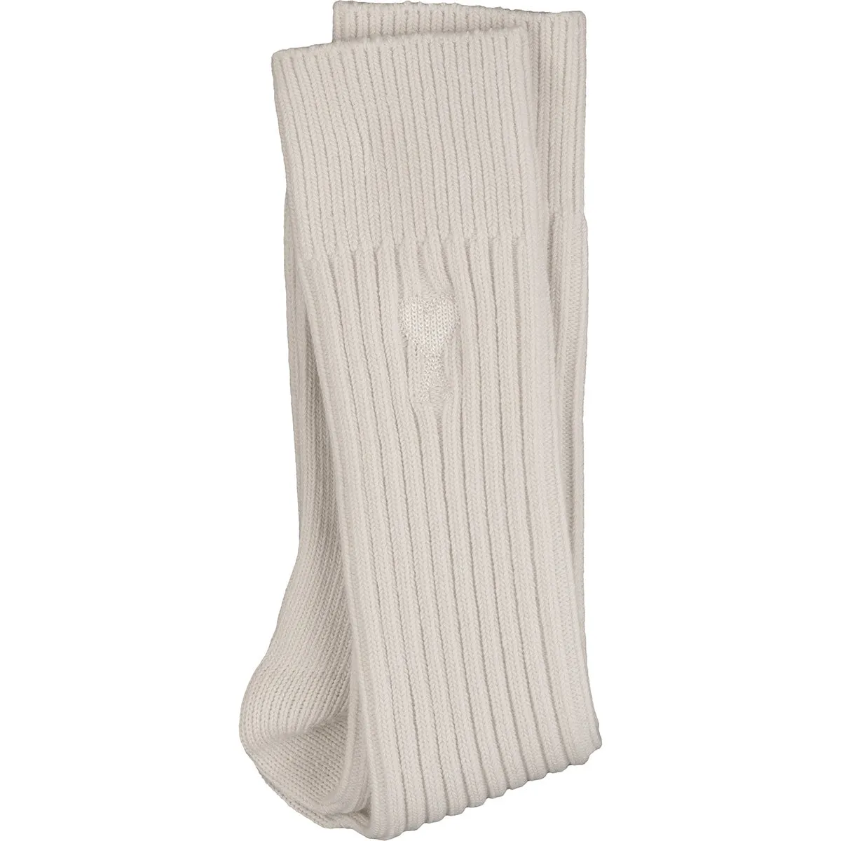 AMI Logo Embroidered Ribbed Socks