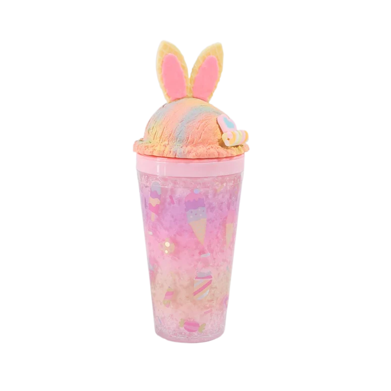 Bewaltz Sweets Rainbow Bunny Tumbler - Pink