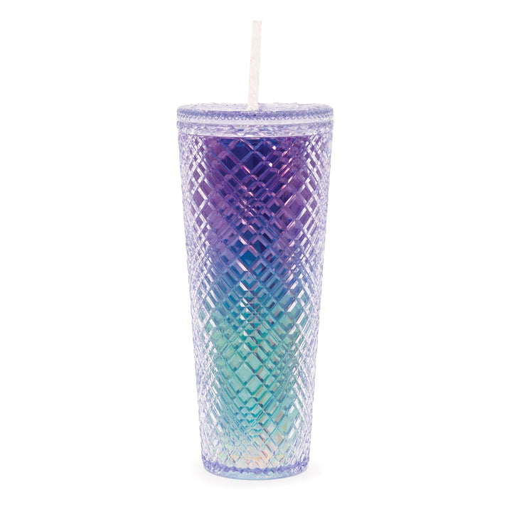 Bewaltz Tall Dazzling Jewel Holographic Tumbler - Ocean