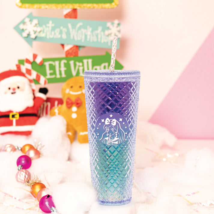 Bewaltz Tall Dazzling Jewel Holographic Tumbler - Ocean