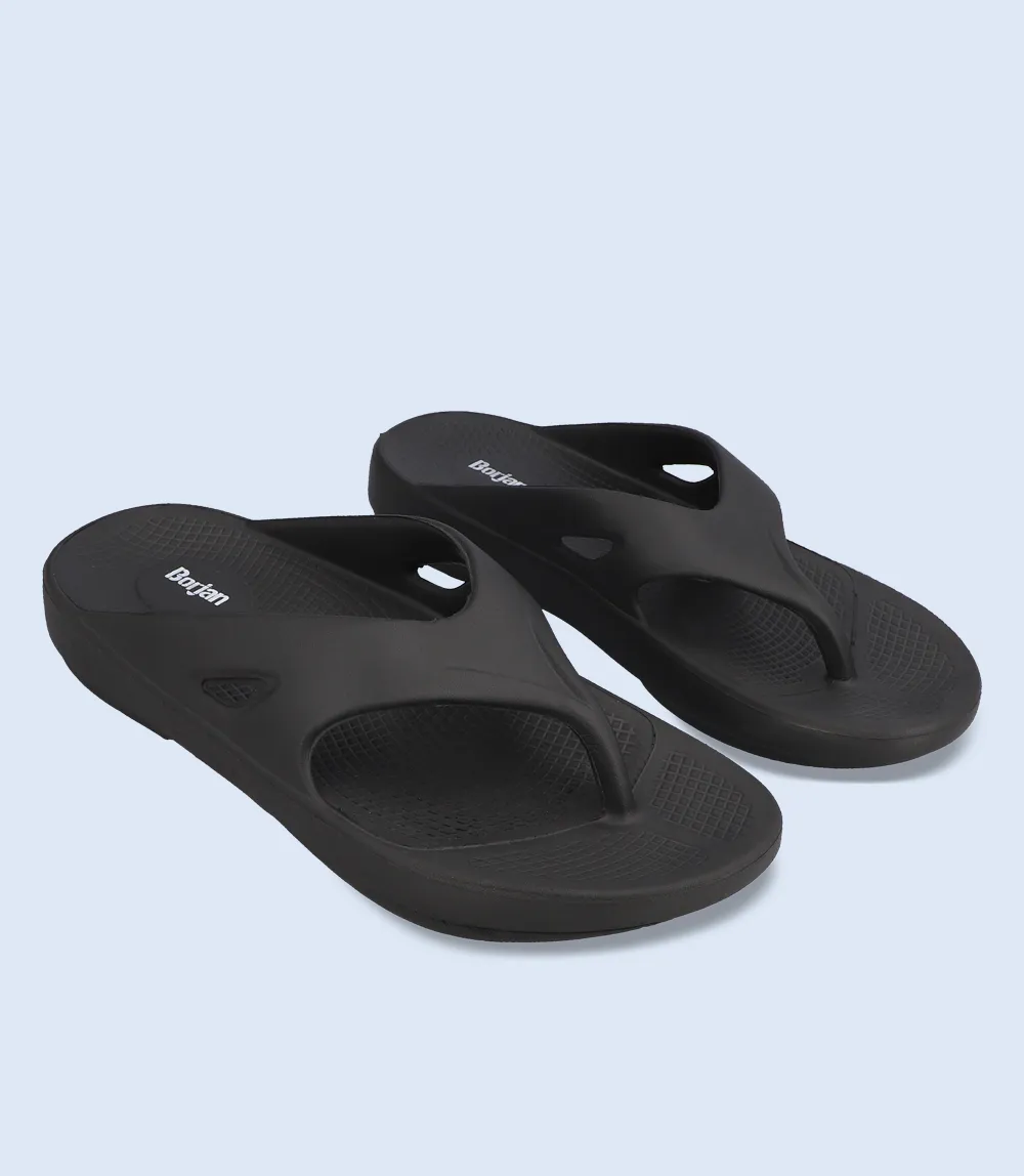 BM5296-BLACK-Men Flip flop