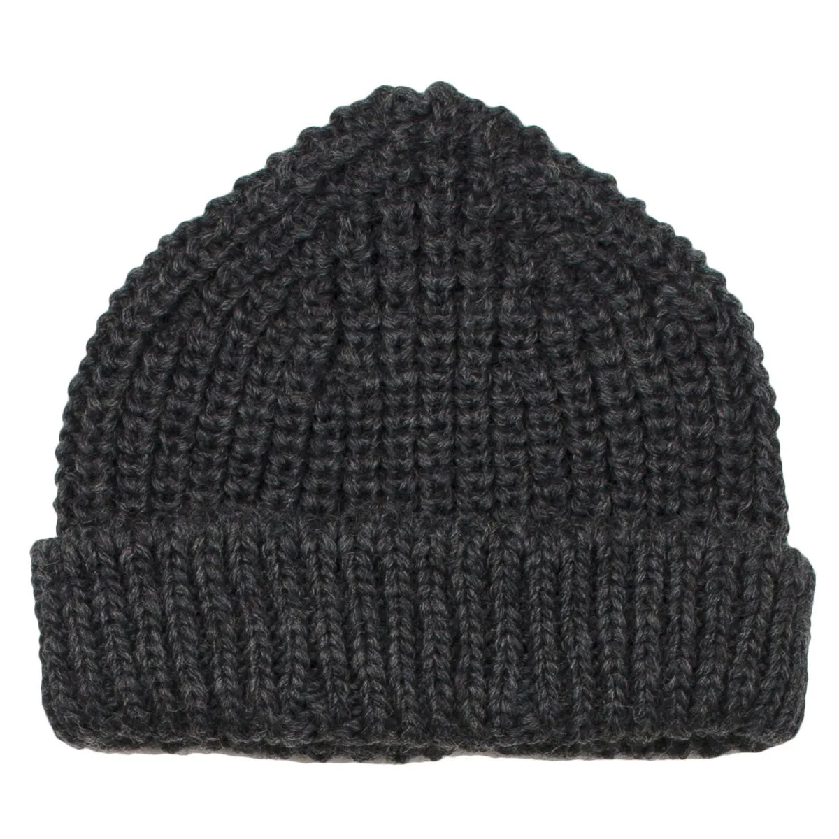 cableami - British Wool Short Beanie - Gray