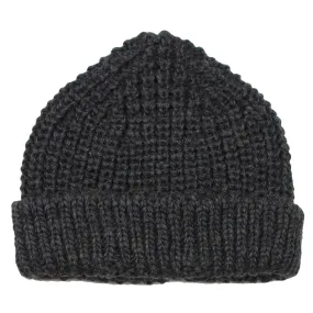 cableami - British Wool Short Beanie - Gray