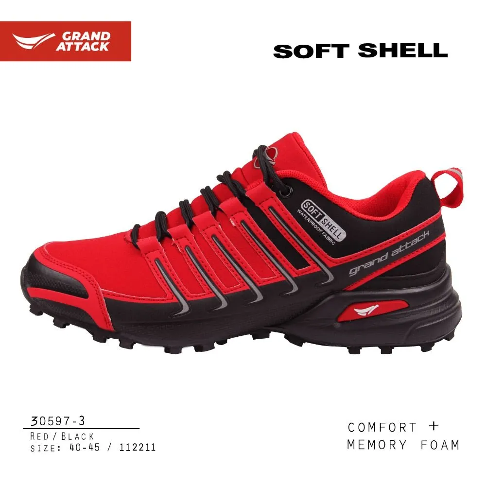 Chaussures de course / randonnée antidérapantes, résistantes à l'eau Grand Attack - Softshell 30597