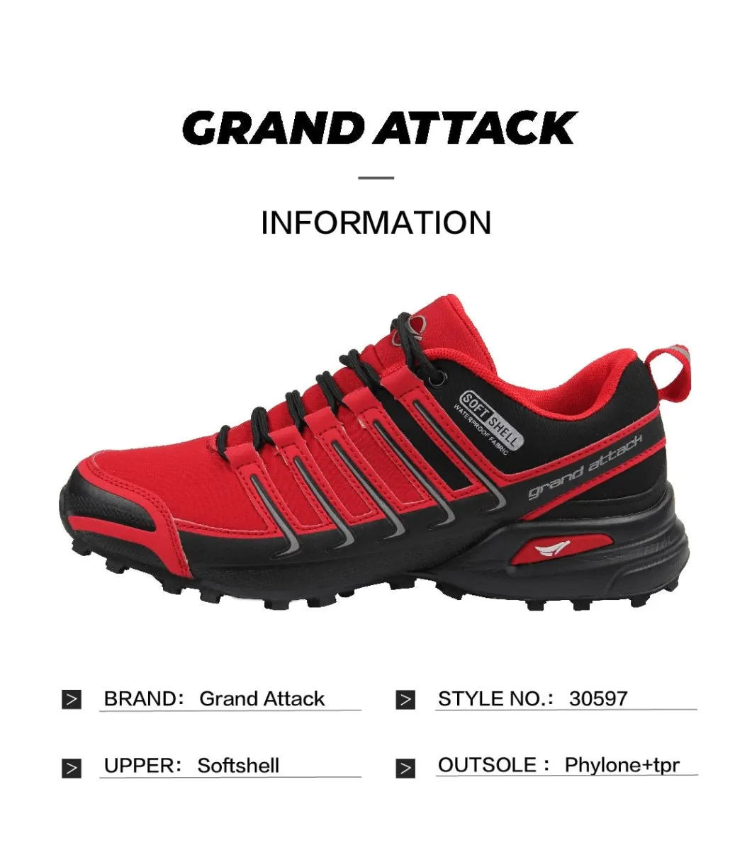 Chaussures de course / randonnée antidérapantes, résistantes à l'eau Grand Attack - Softshell 30597