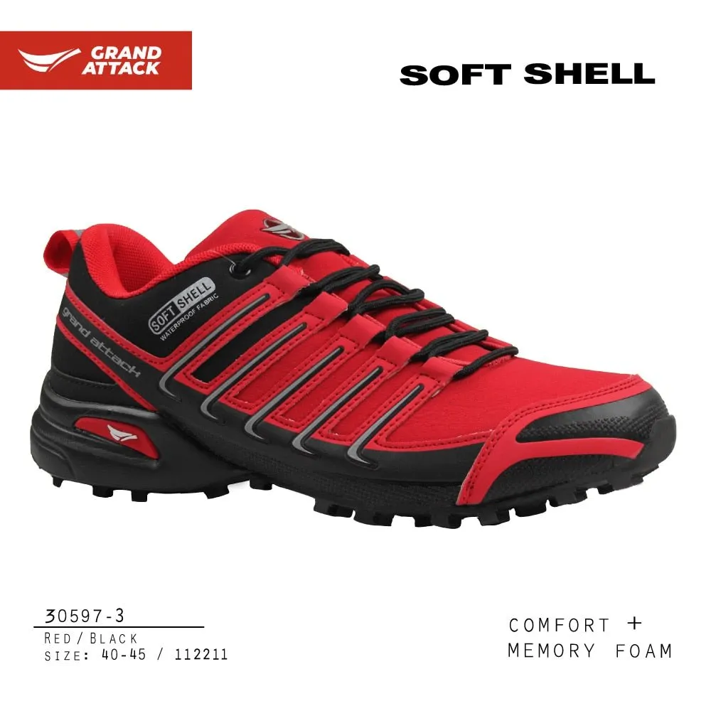 Chaussures de course / randonnée antidérapantes, résistantes à l'eau Grand Attack - Softshell 30597