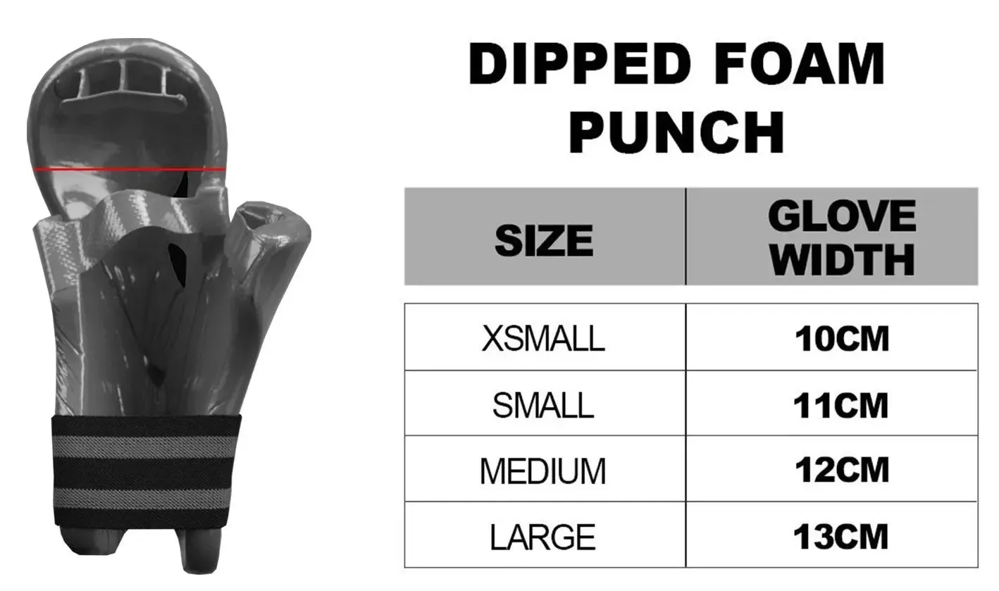 Cimac Dipped Foam Kickboxing Gloves Martial Arts Mitts