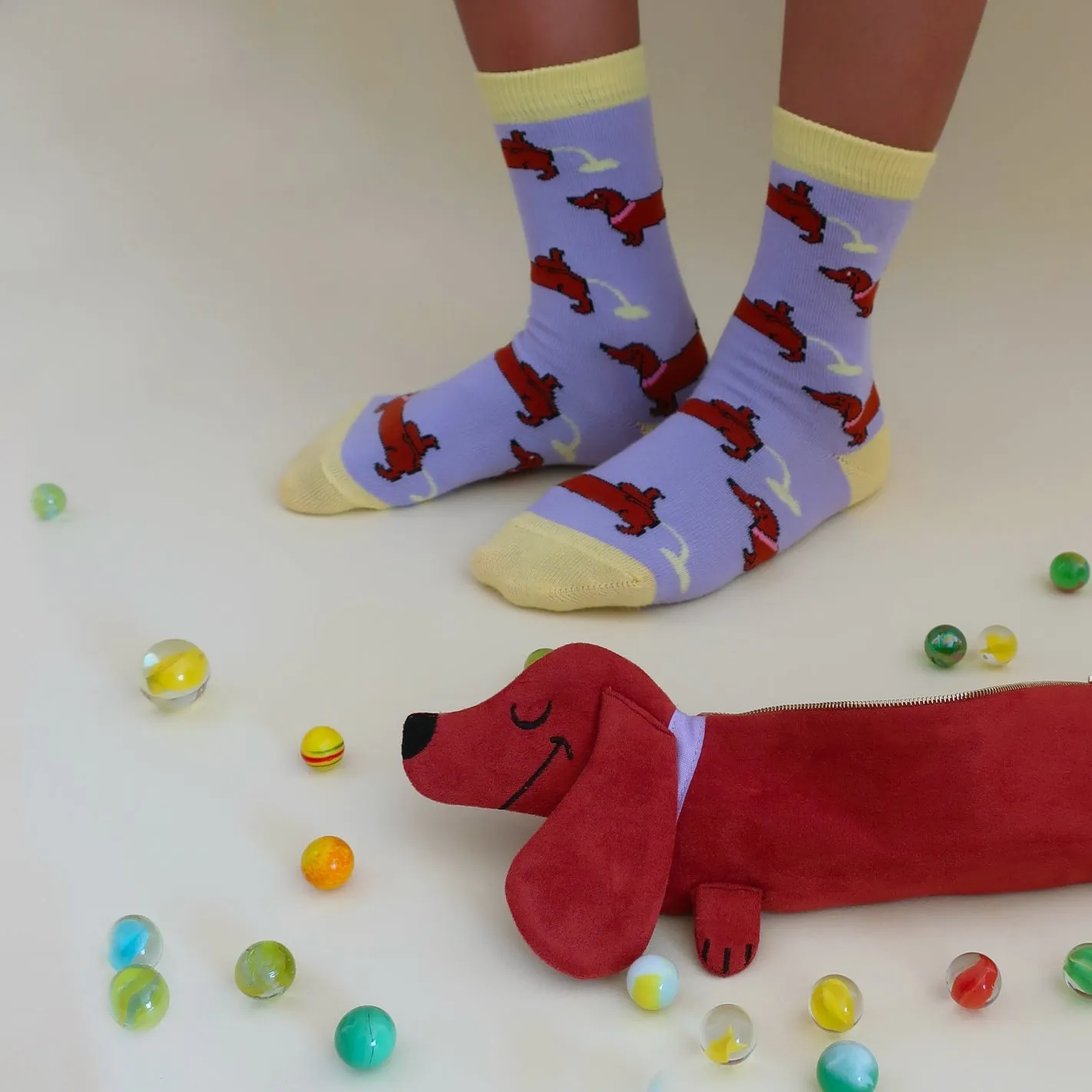 CUTE DACHSHUND BABY SOCKS