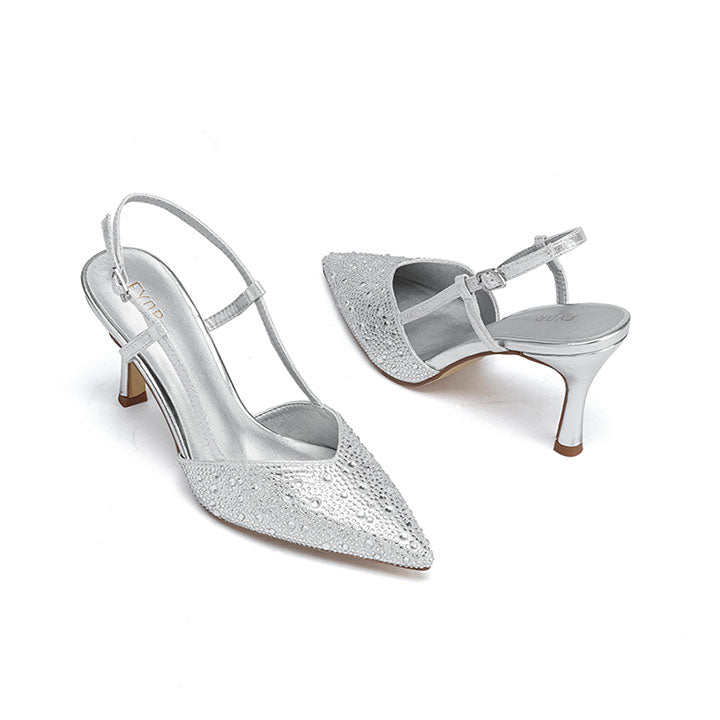 Diamante Detail Pump Heel HL 181