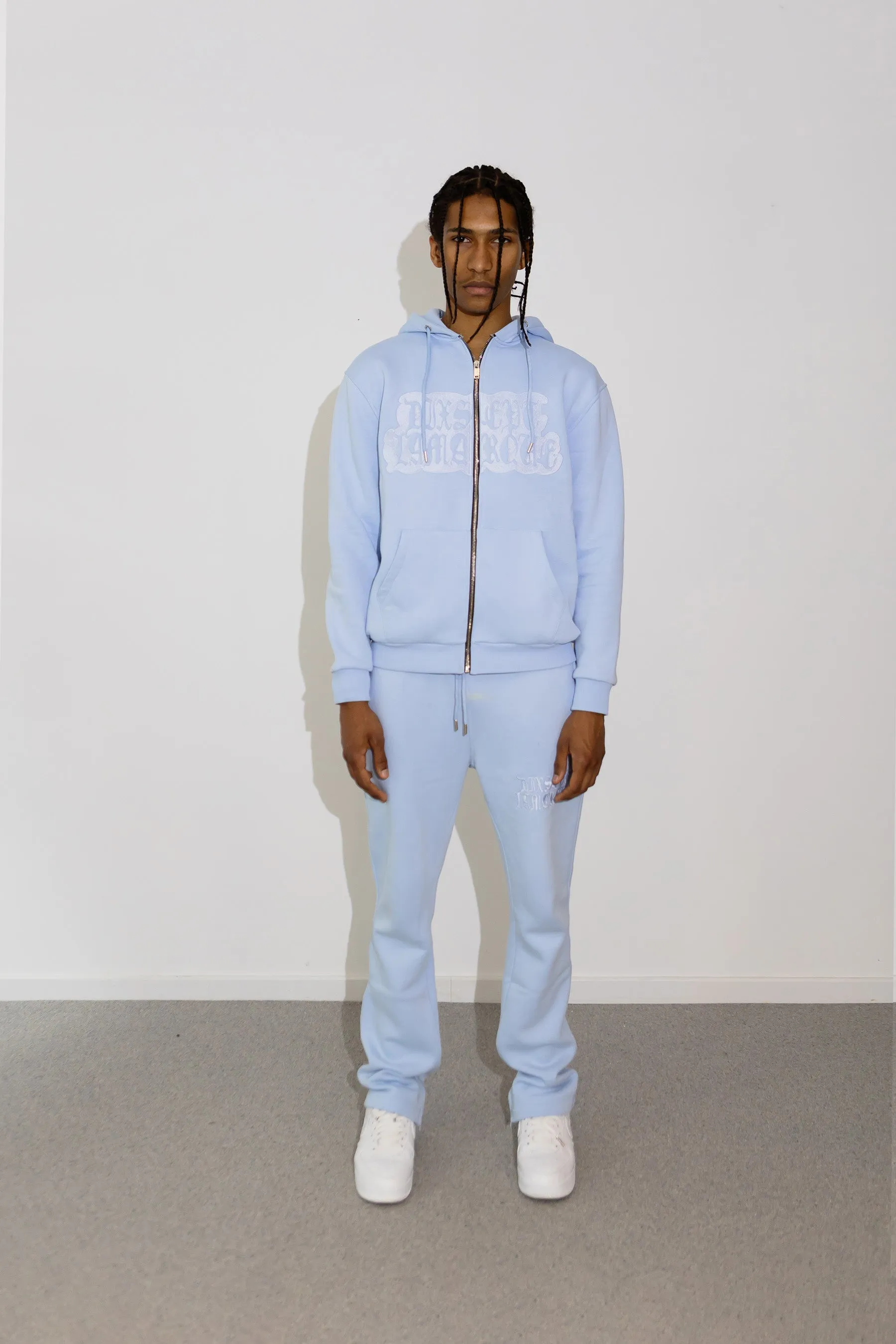 Dix-Sept La Marque Baby Blue Zip up