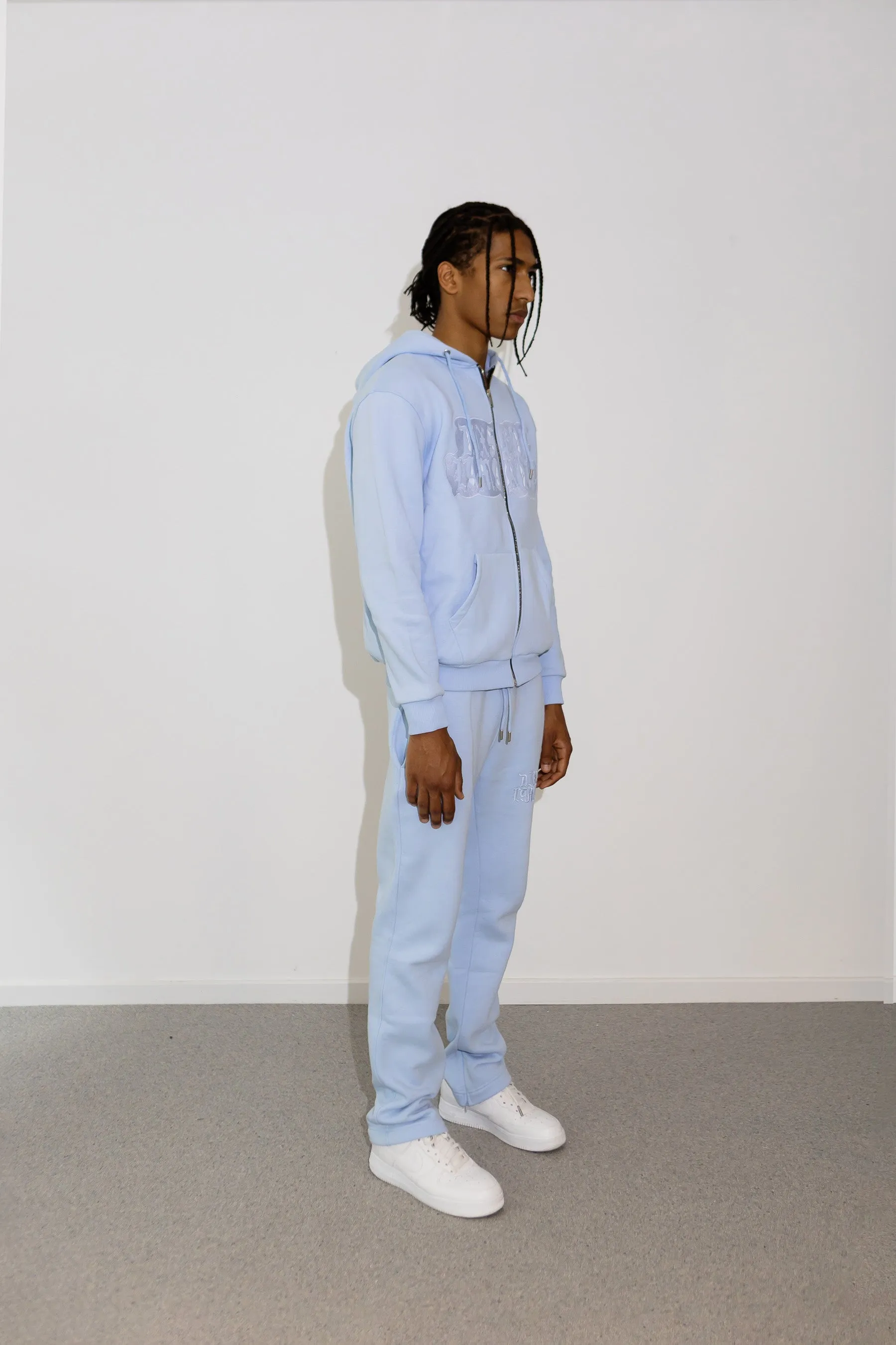 Dix-Sept La Marque Baby Blue Zip up