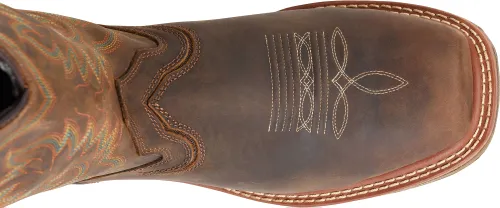 Double H Men's 12 Elijah Wide Square Composite Toe Work Western Boot - Brown DH5241