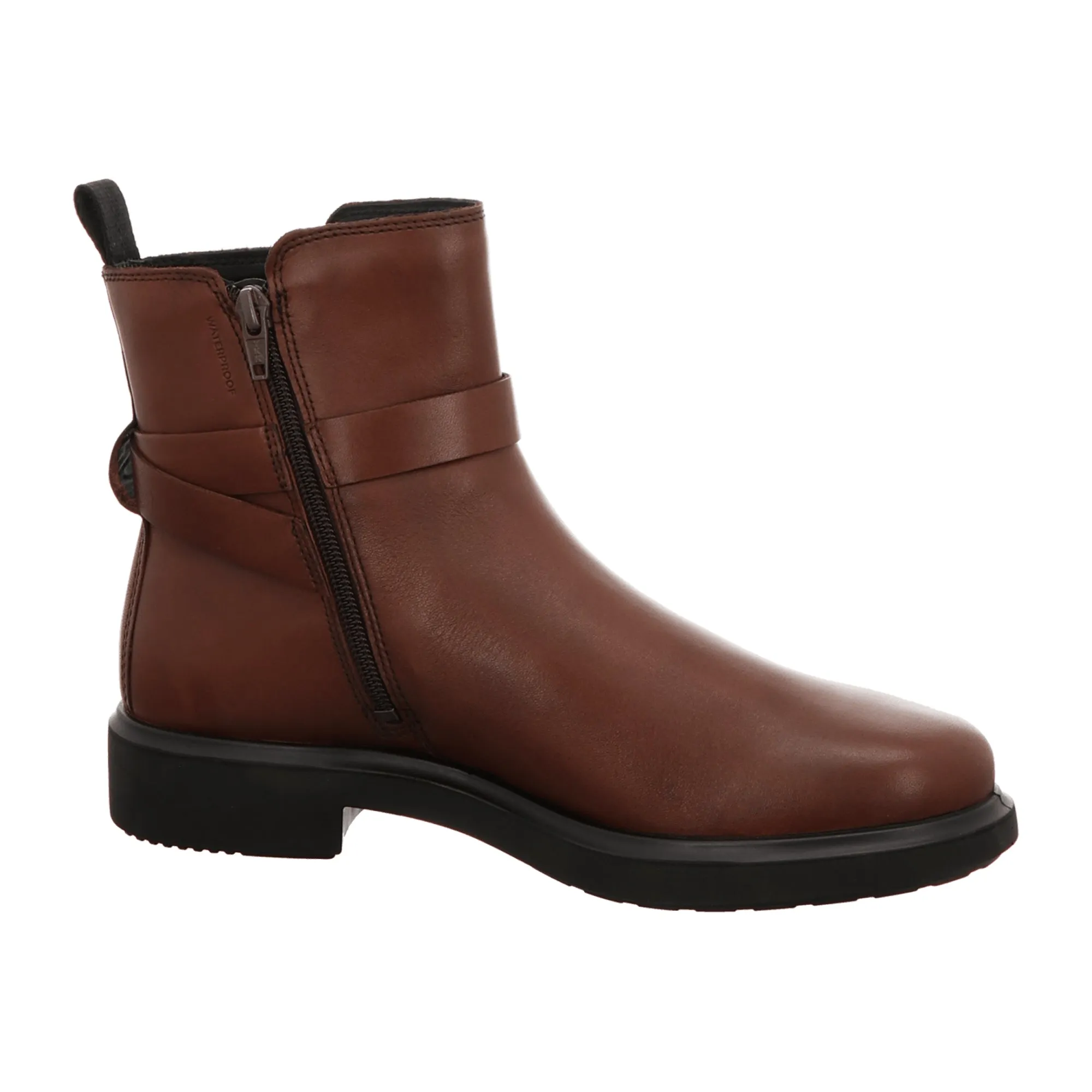 Ecco Metropole Amsterdam Women's Waterproof Ankle Boots - Durable Brown Leather, Style 222013