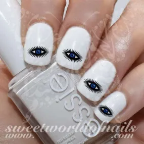 Evil Eye Nail Art Nail water decals Water Slides