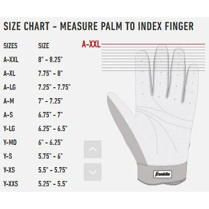 Franklin CFX Pro Adult Batting Gloves: 205