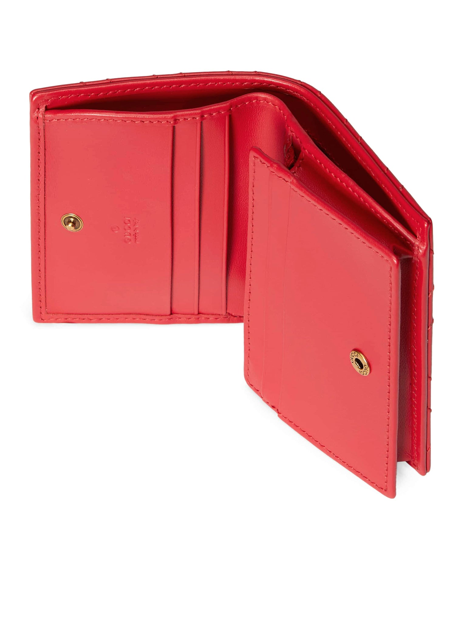 GG MARMONT CARD HOLDER IN MATELASS LEATHER