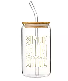 Glass Tumbler - Sip Of Sunshine