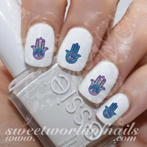 Hamsa Nail Art Nail Water Decals Water Slides