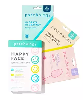 Happy Face Kit- 6 Pack of Facial Sheet Masks