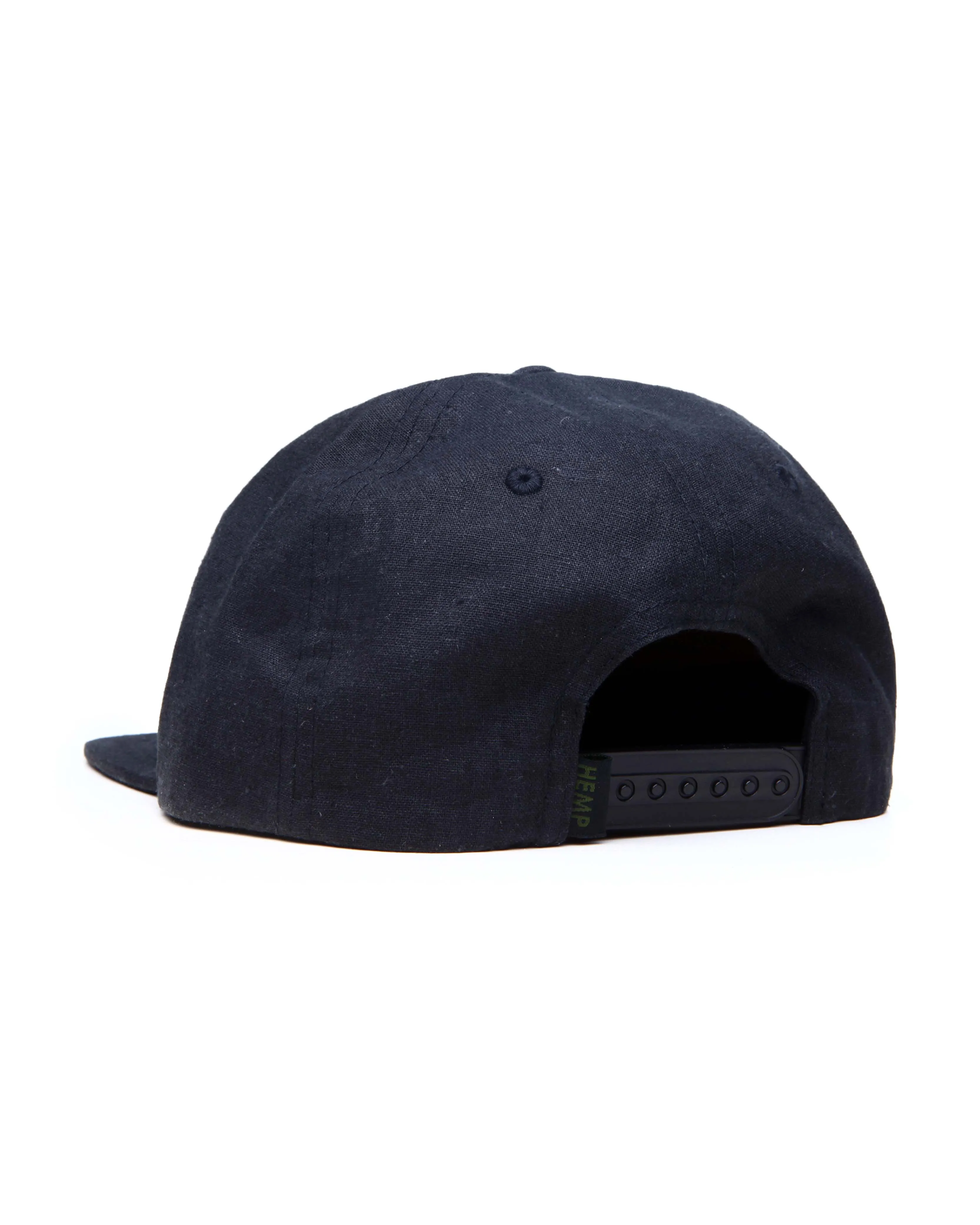 HEMPZOO BLACK LEAF DAD CAP