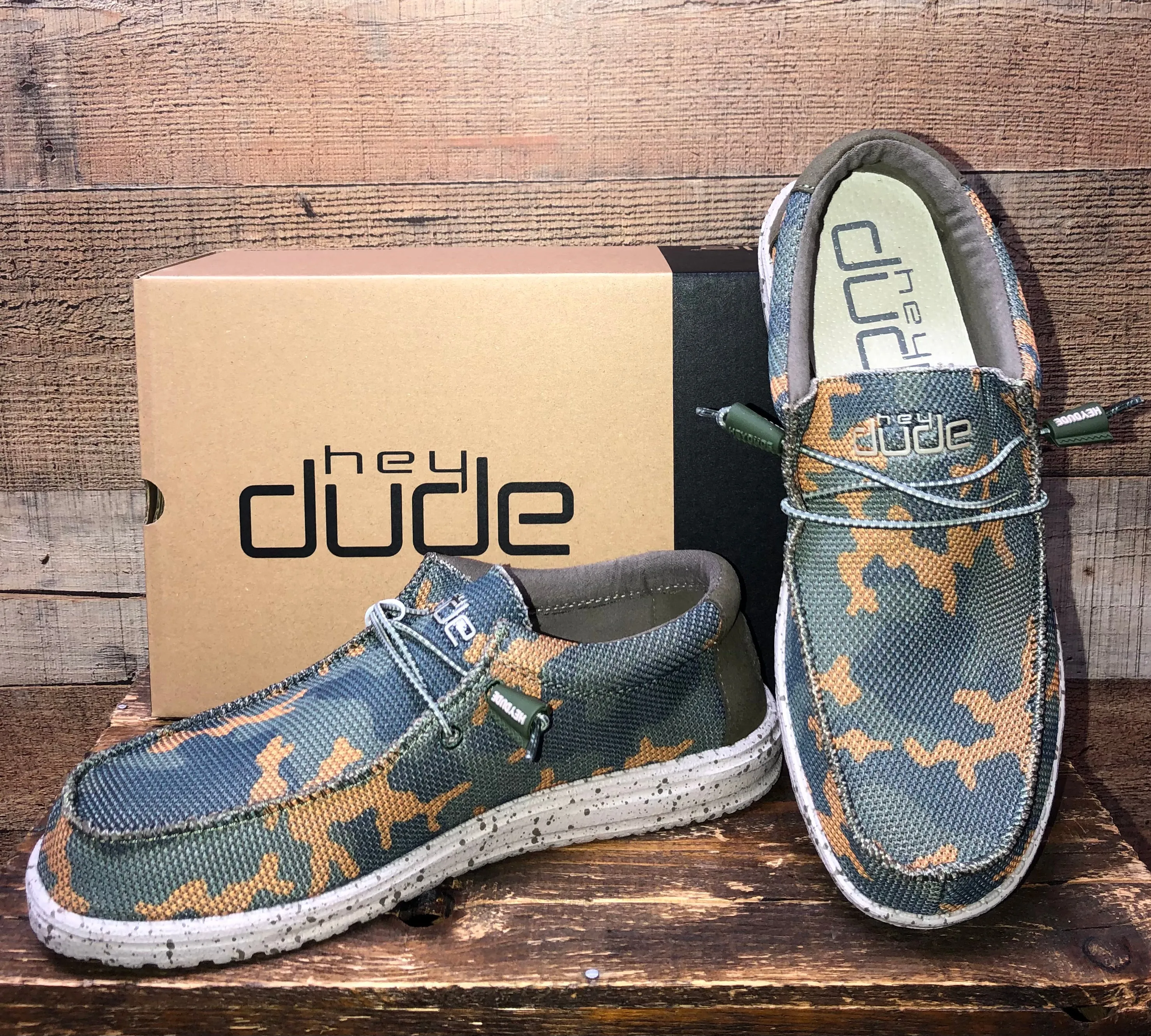 Hey Dude Wally Sox Jungle - Camo