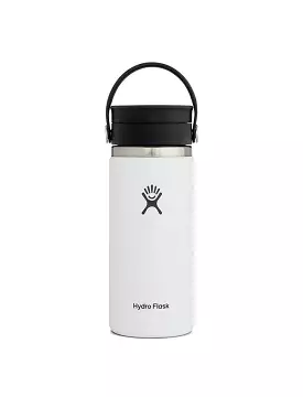 Hydro Flask 16oz Wide Mouth Flex Sip Lid White