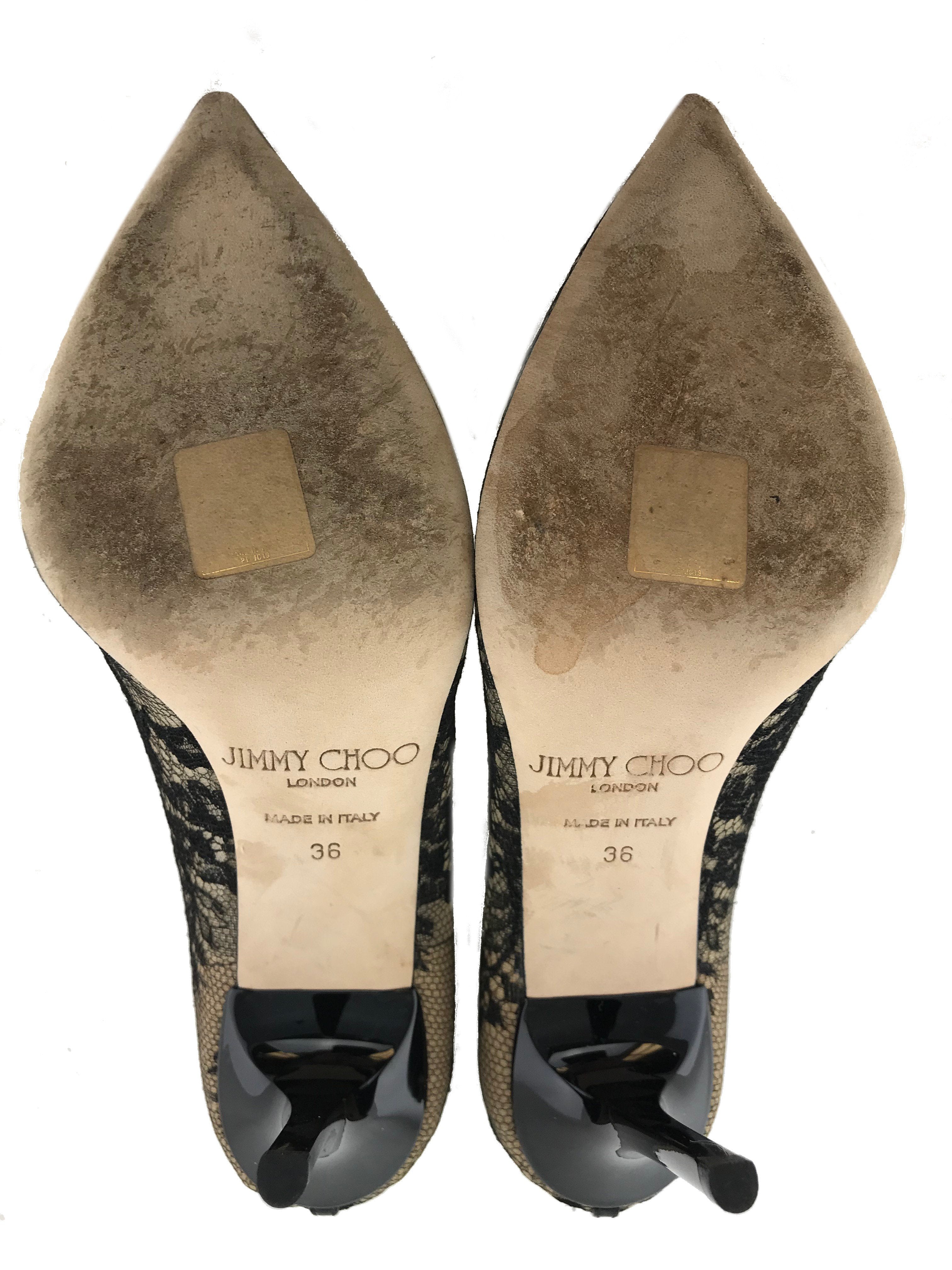 Jimmy Choo Abel Lace Pump Size 6