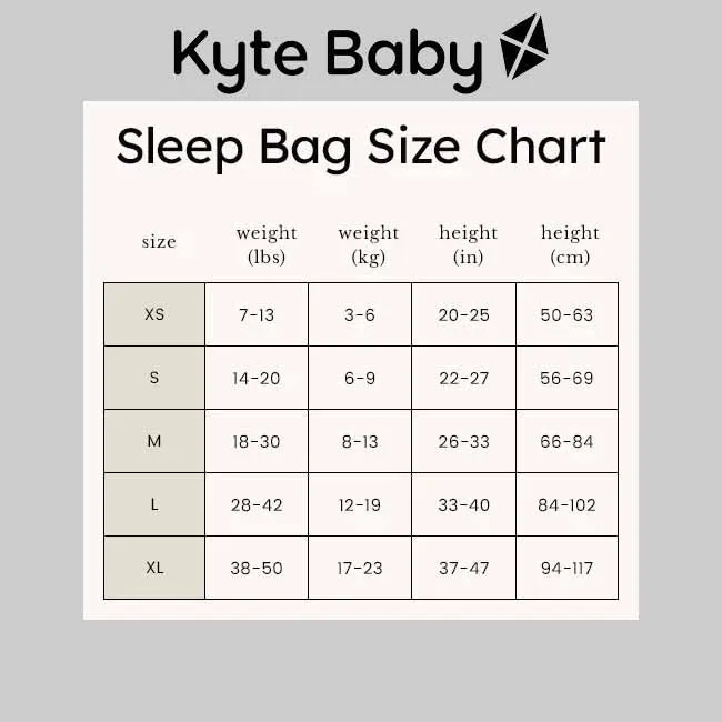 Kyte Baby 1.0 Tog Printed Sleep Bag in Elephant