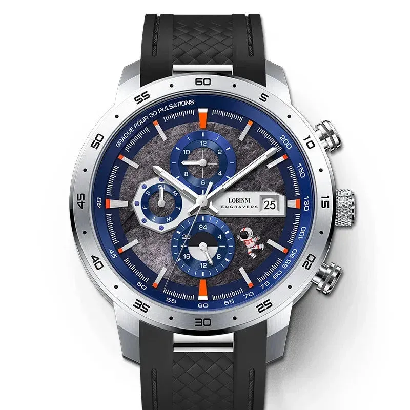 Men's Luminous Sapphire Crystal Waterproof Sports Mechanical Watch