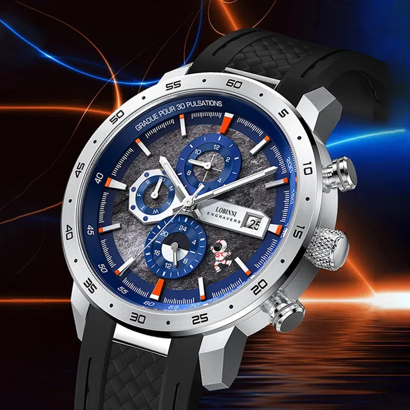 Men's Luminous Sapphire Crystal Waterproof Sports Mechanical Watch