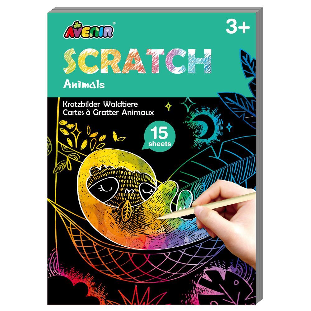 Mini Scratch Book - Forest Animals