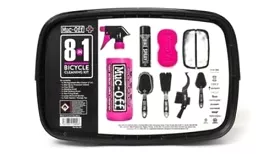 Muc-Off 8 in 1 Bicycle Cleaning Kit w/ Brushes and Cleaning Solutions New