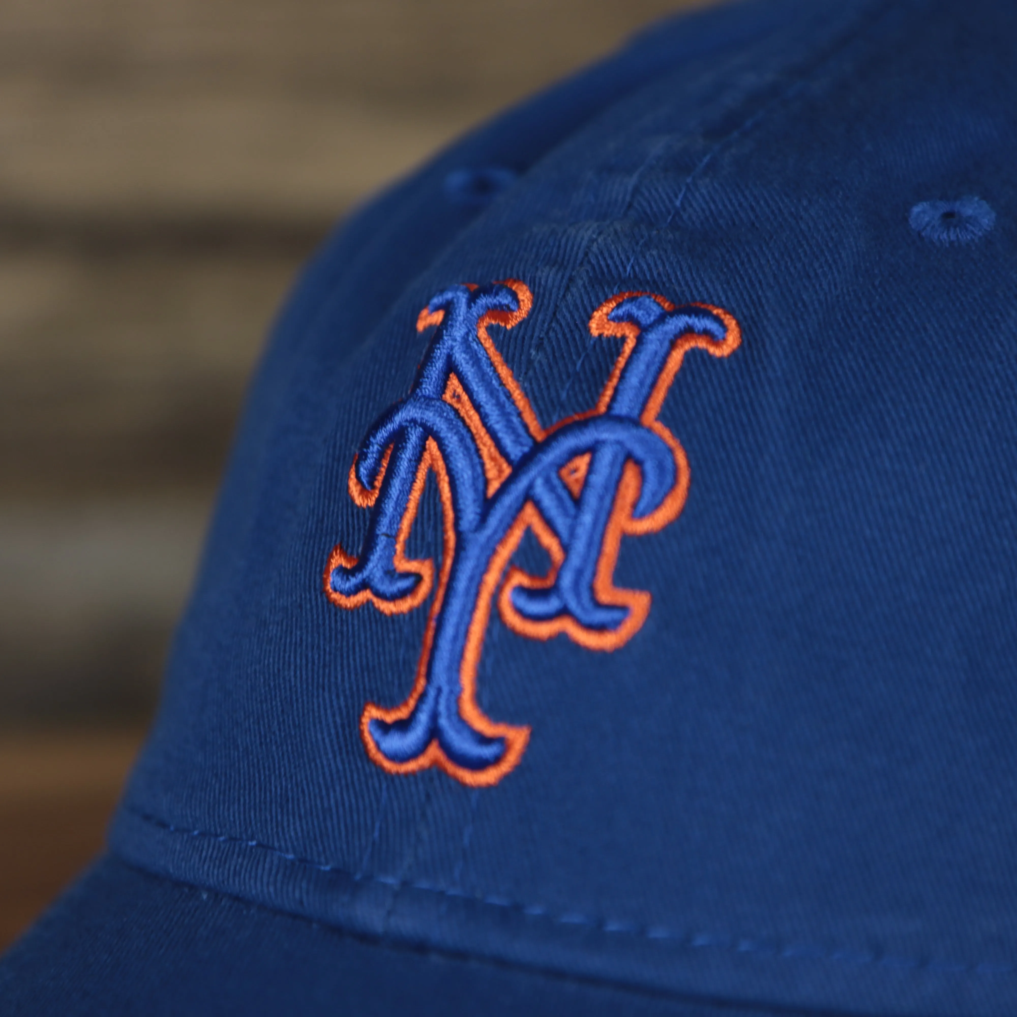 New York Mets 2022 MLB Batting Practice On-Field Spring Training 9Twenty Trucker Dad Hat