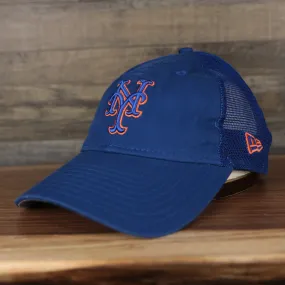 New York Mets 2022 MLB Batting Practice On-Field Spring Training 9Twenty Trucker Dad Hat