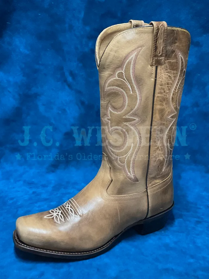 Old West 18138 Womens Square Toe Western Boot Tan