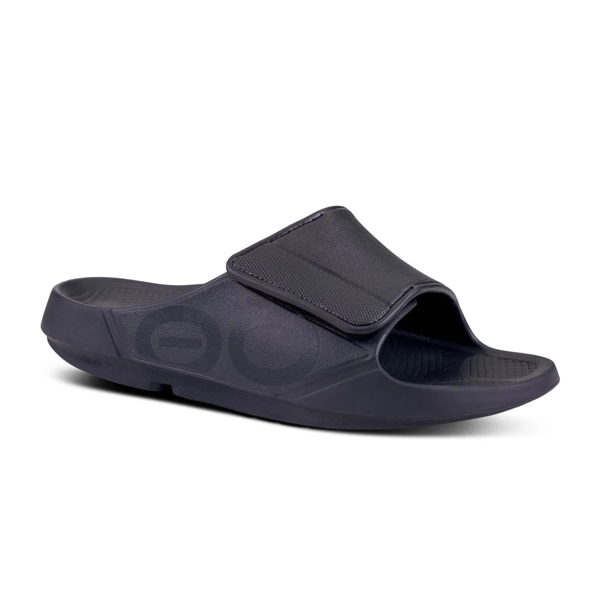 Oofos Ooahh Sport Flex Recovery Slide Sandal - Matte Black