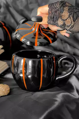 Pumpkin Mug With Lid