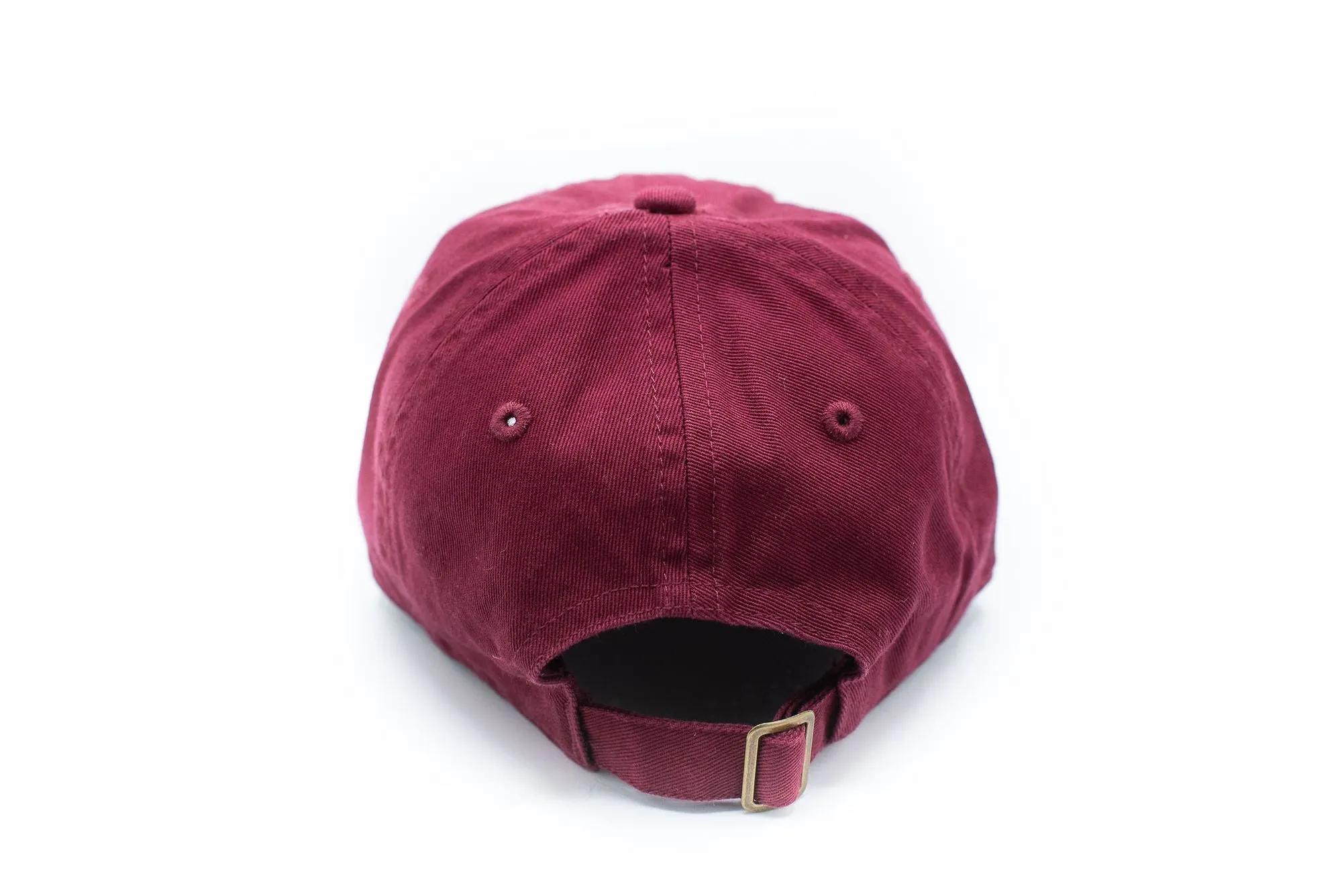 Rey to Z Baseball Hat - Smiley Face in Maroon (3 Size Options)