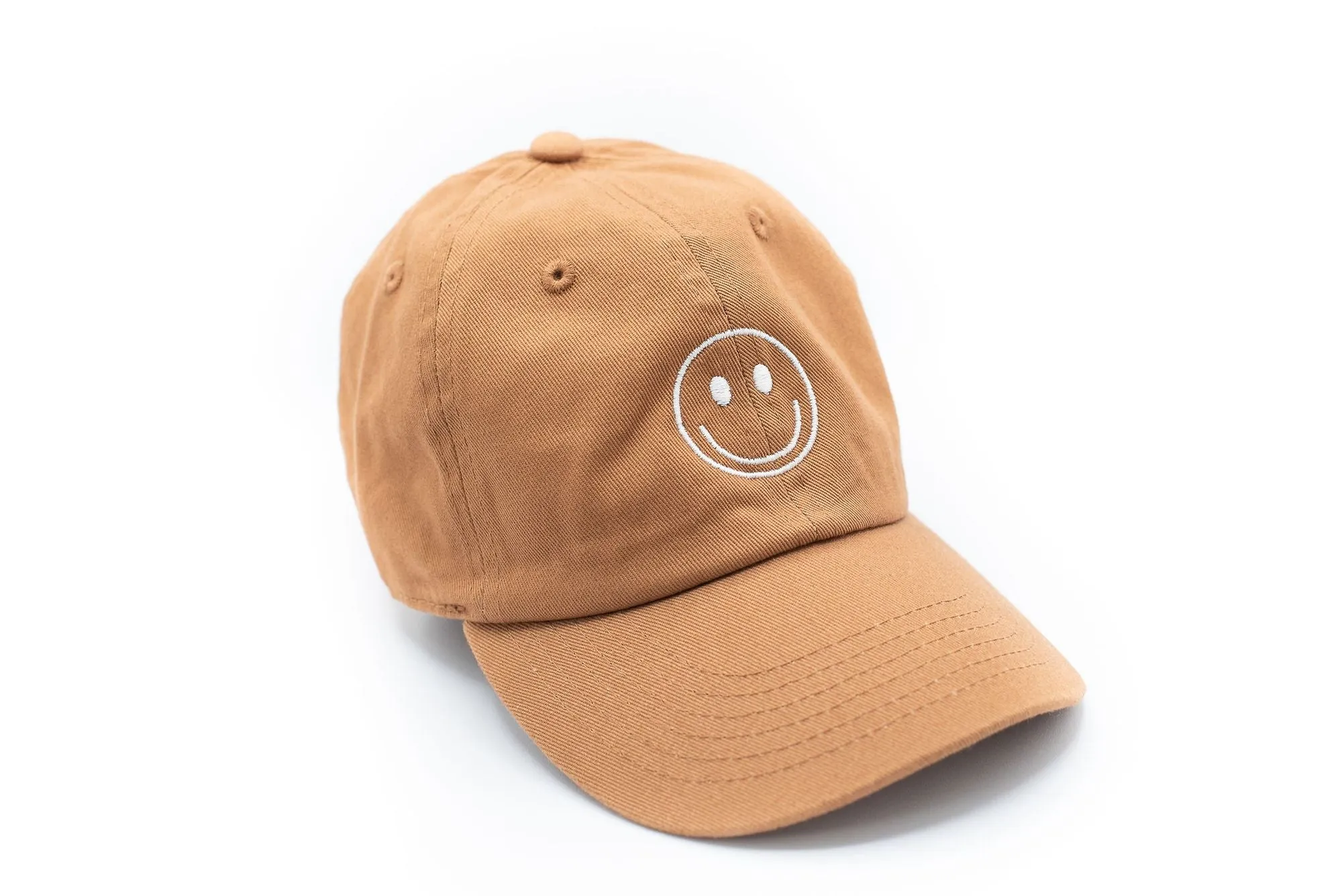 Rey to Z Baseball Hat - Smiley Face in Terra Cotta (5Y-10Y)