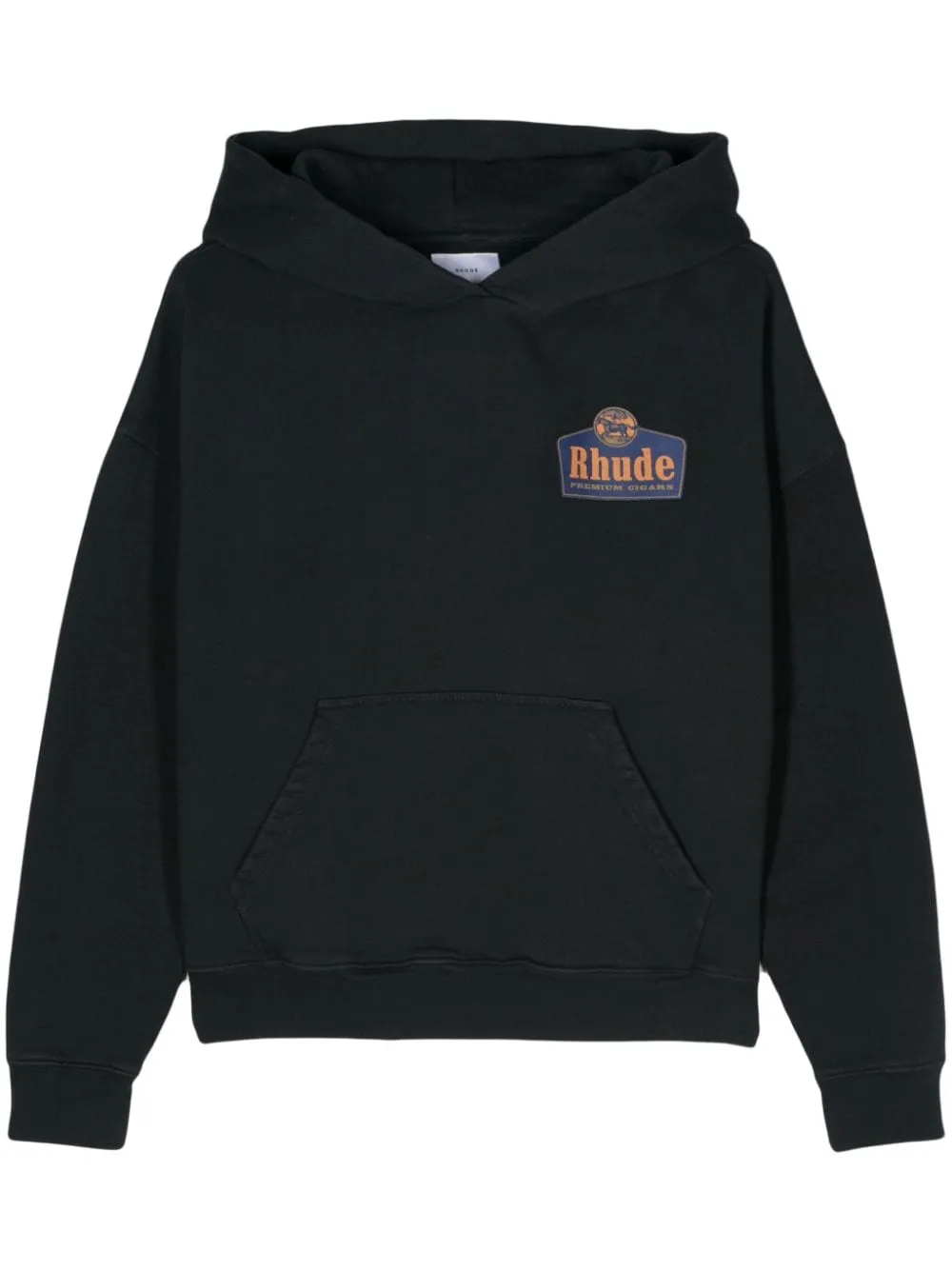 Rhude - Sweat à capuche en coton à logo imprimé