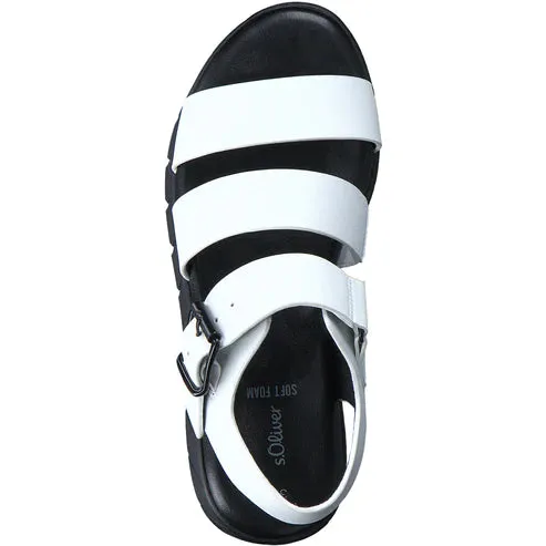 S Oliver Chunky Sandal White