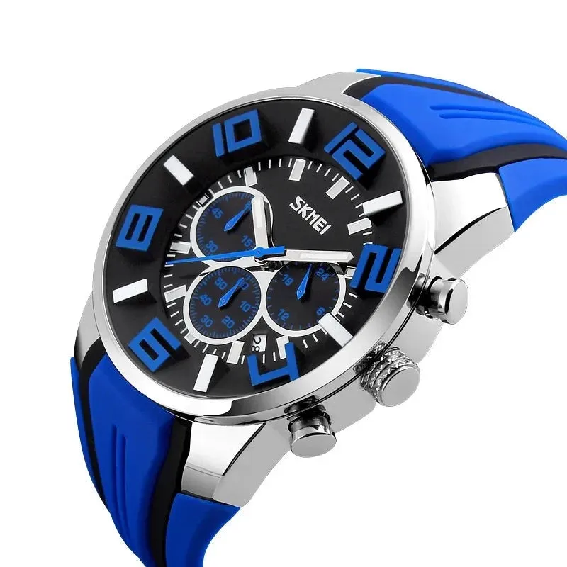 Sports Watches Luxury Brand Waterproof Chronograph