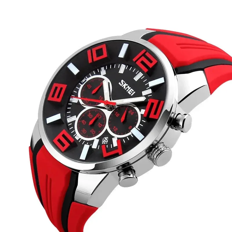 Sports Watches Luxury Brand Waterproof Chronograph